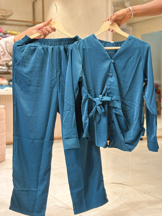 Women’s Premium  Co-ord Set | Stylish Top & Pant Set