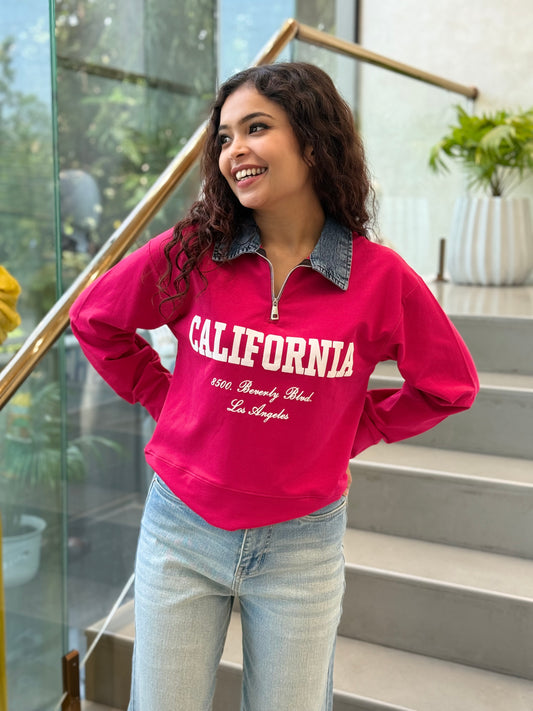 California caller, full sleeves Tee ￼