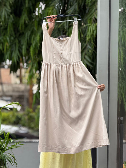 One piece button detail dress