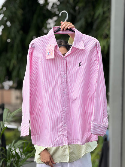 Shirt with back bow detail