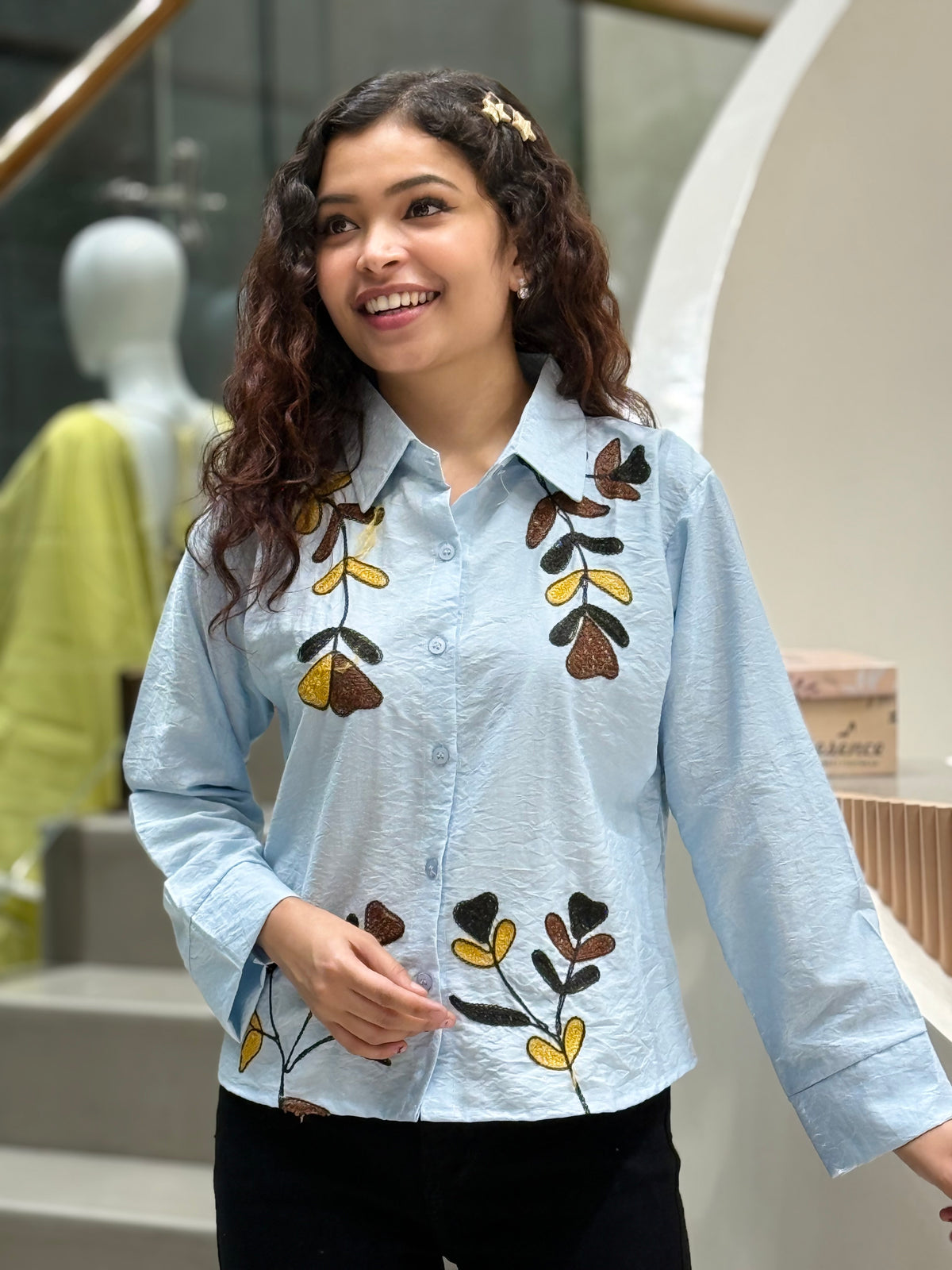 Embroidered shirts