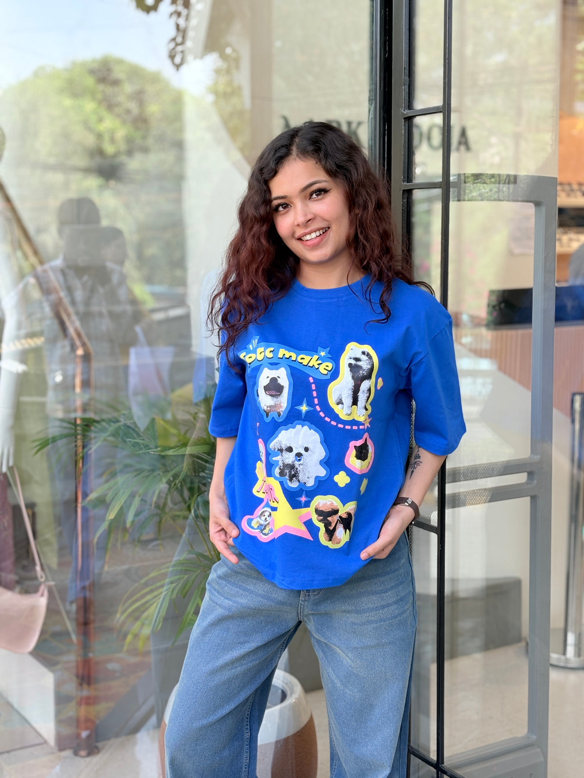 Y2K Aesthetic Cute Puppies Graphic Tee