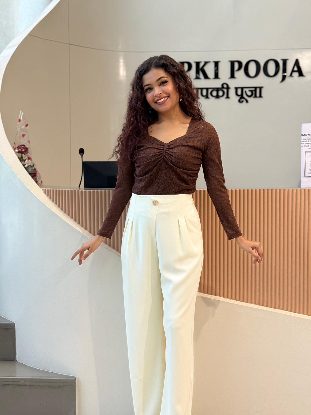 Square nack full sleeves top
