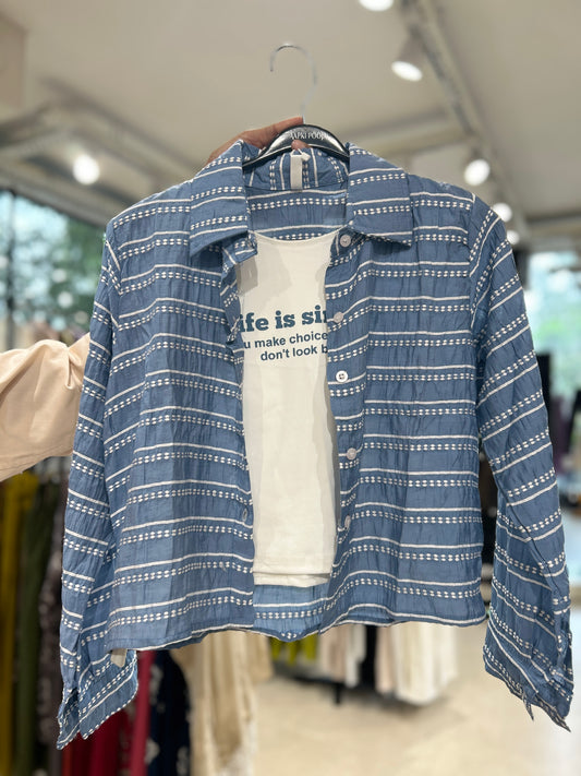 Lining shirt with inner