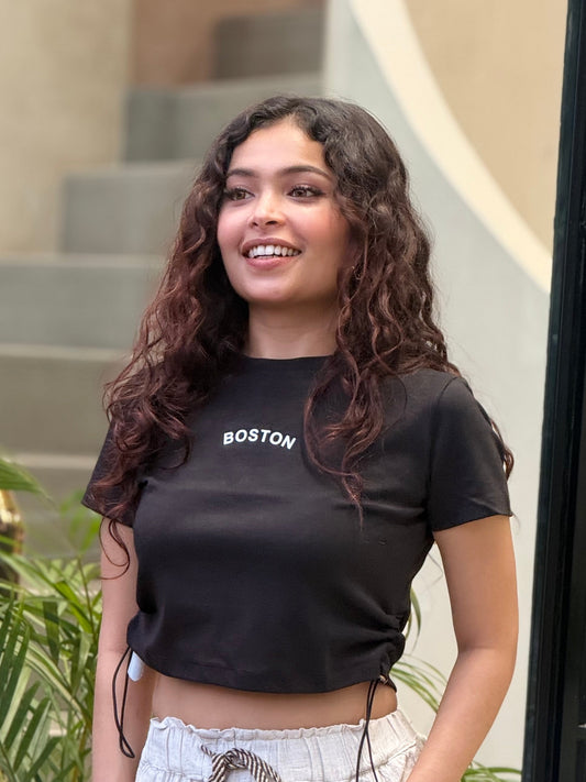 Boston crop t-shirts