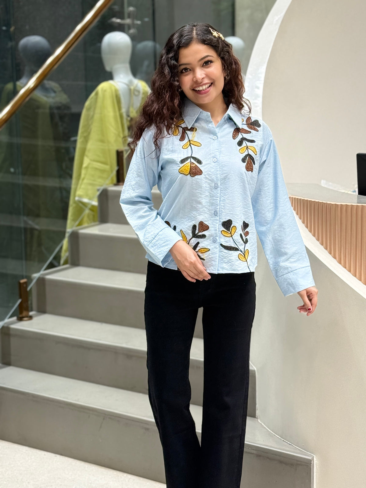 Embroidered shirts