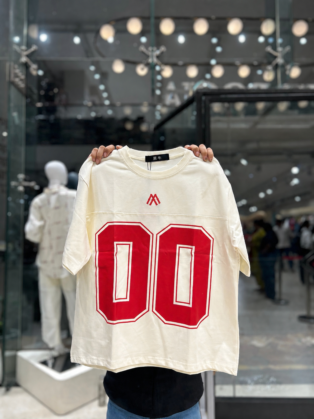 Oversized Varsity "00" Graphic T-Shirt