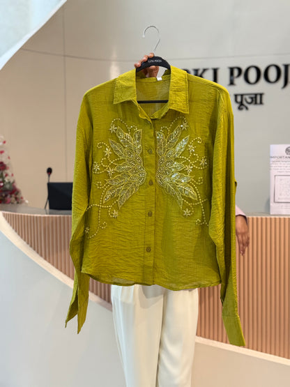 Butterfly party wear shirt ￼