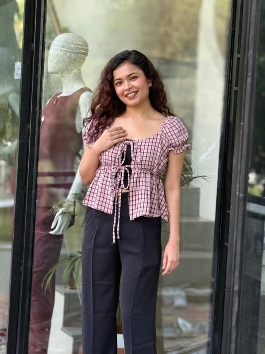 Crop top with inner