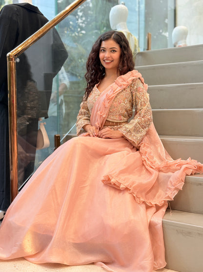 predrape saree