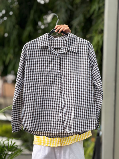 Shirt with back dori