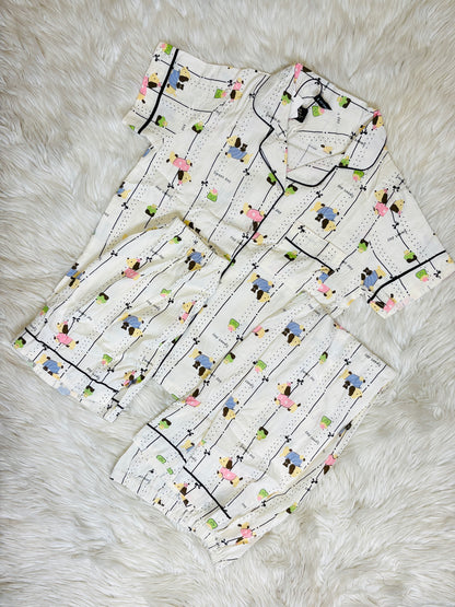 Premium Printed Night Suit for Women
