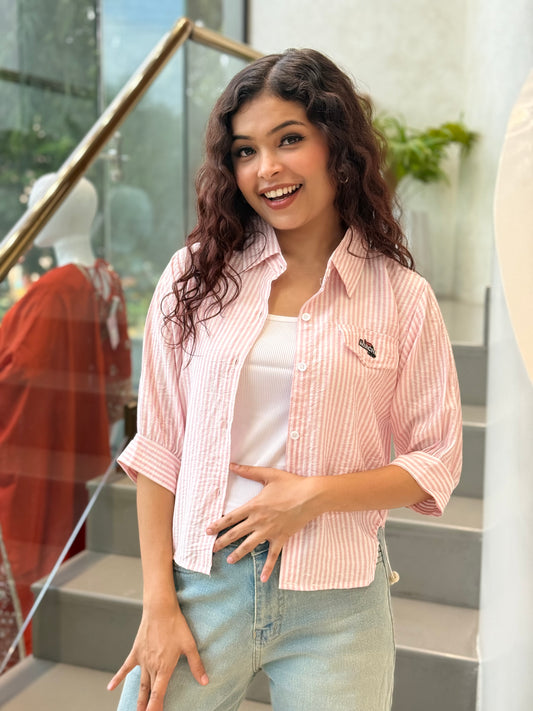 Inner with crop shirt