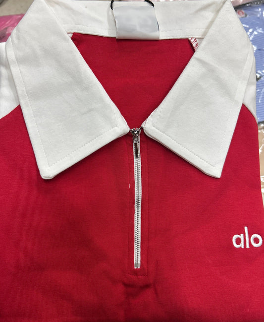 Zip polo everyday T-shirt