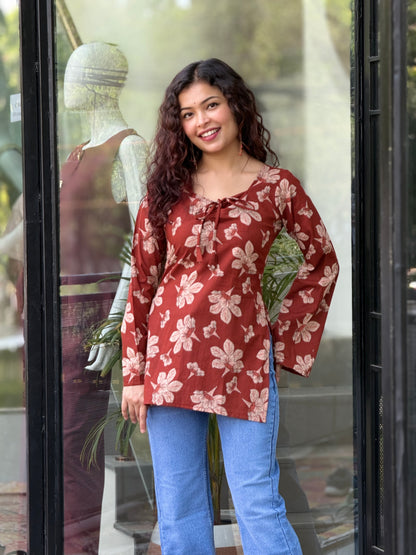 Cotton short kurties