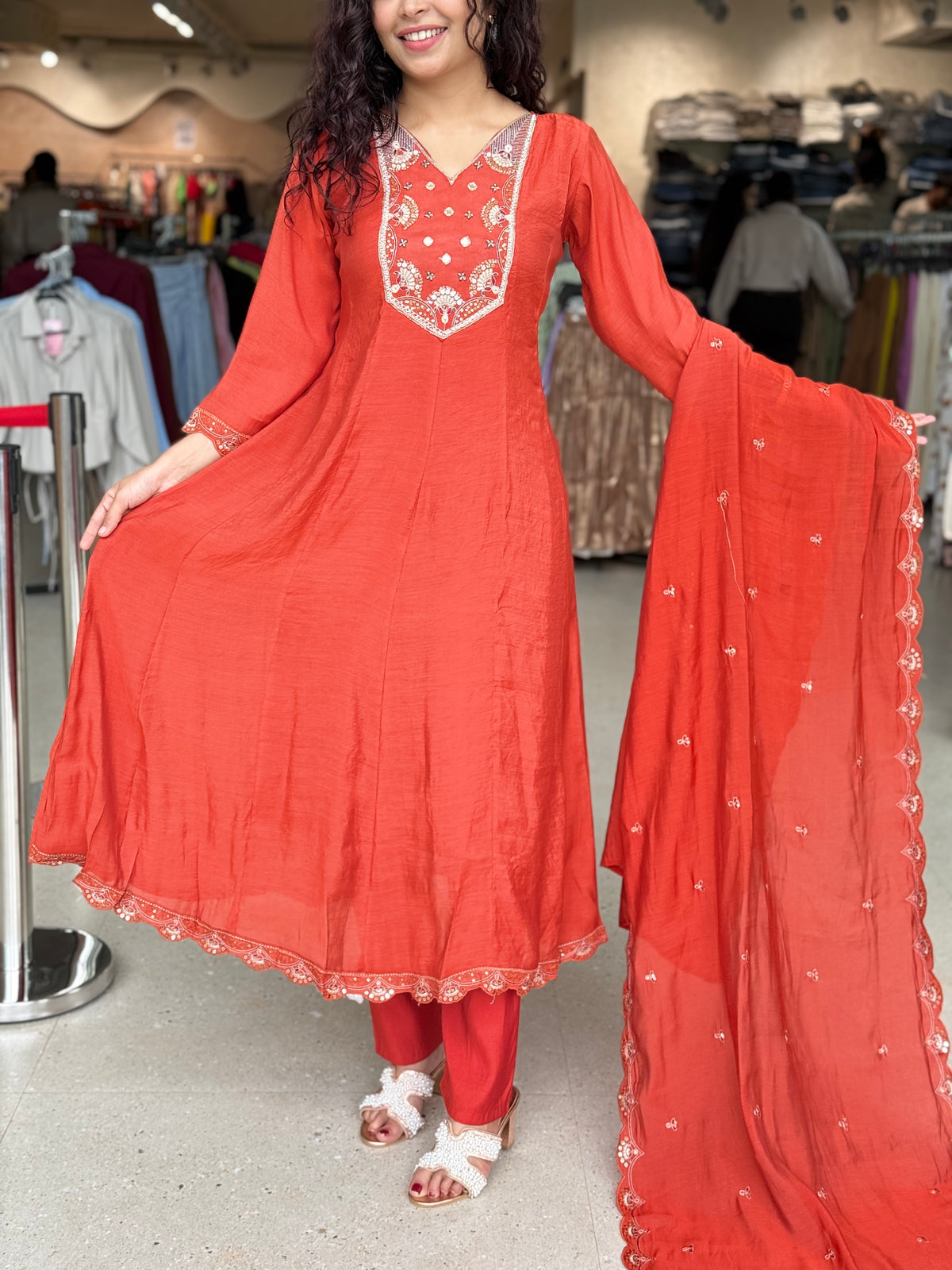 3 piece partywear suit set