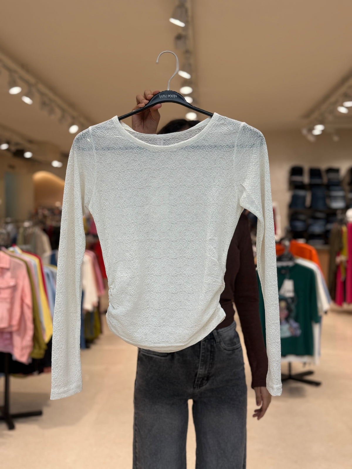 see through top