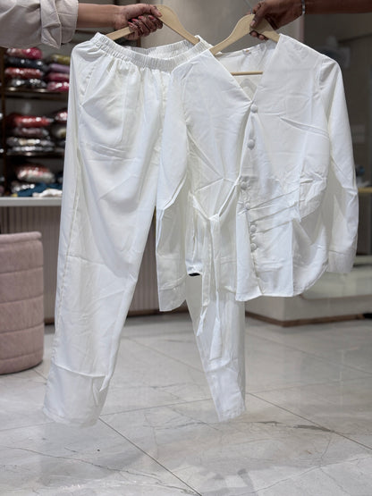 Women’s Premium  Co-ord Set | Stylish Top & Pant Set