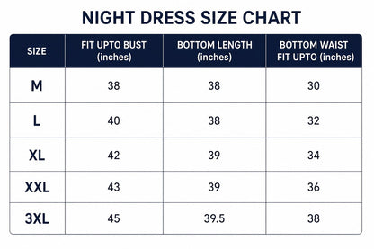 Padded 3-Piece Printed Night Suit