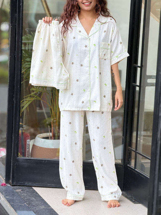 Four piece night suit