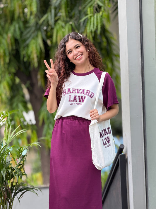 Harvard 3-Piece Co-Ord Set with Tote Bag