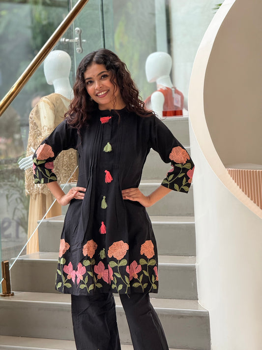 Embroidered co-ord set