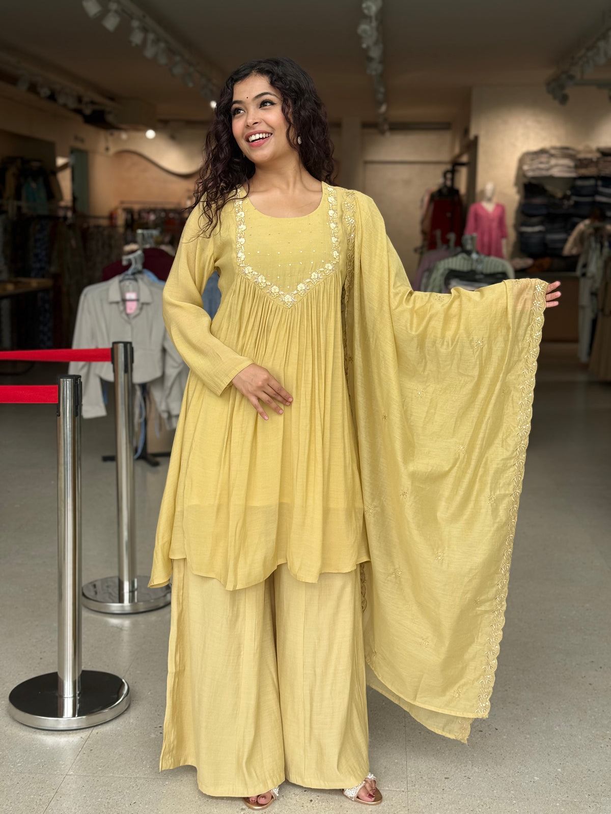 3 piece partywear suit set