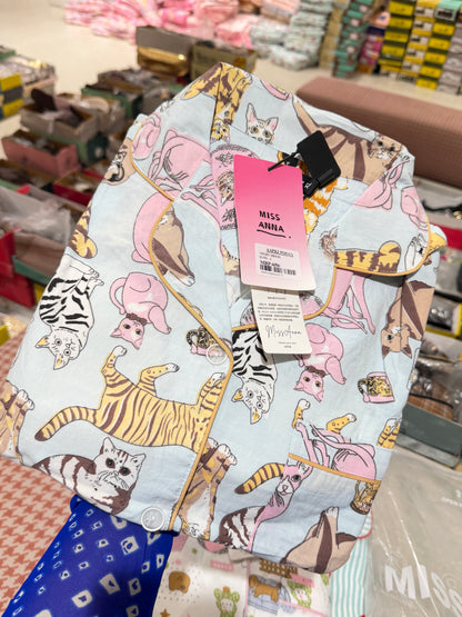 Cute Printed Padded 3-Piece Night Suit Set