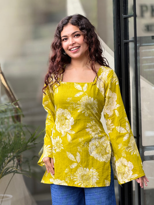 short back dori kurti