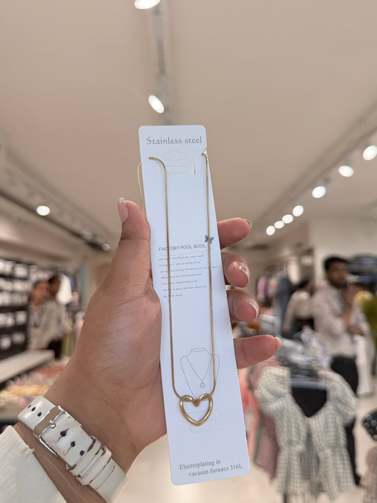 Anti-Tarnish Neckpiece
