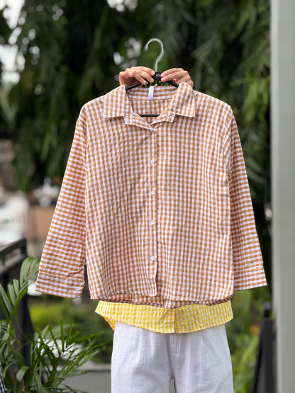 Shirt with back dori