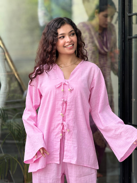 Comfy co-ord set with front dori