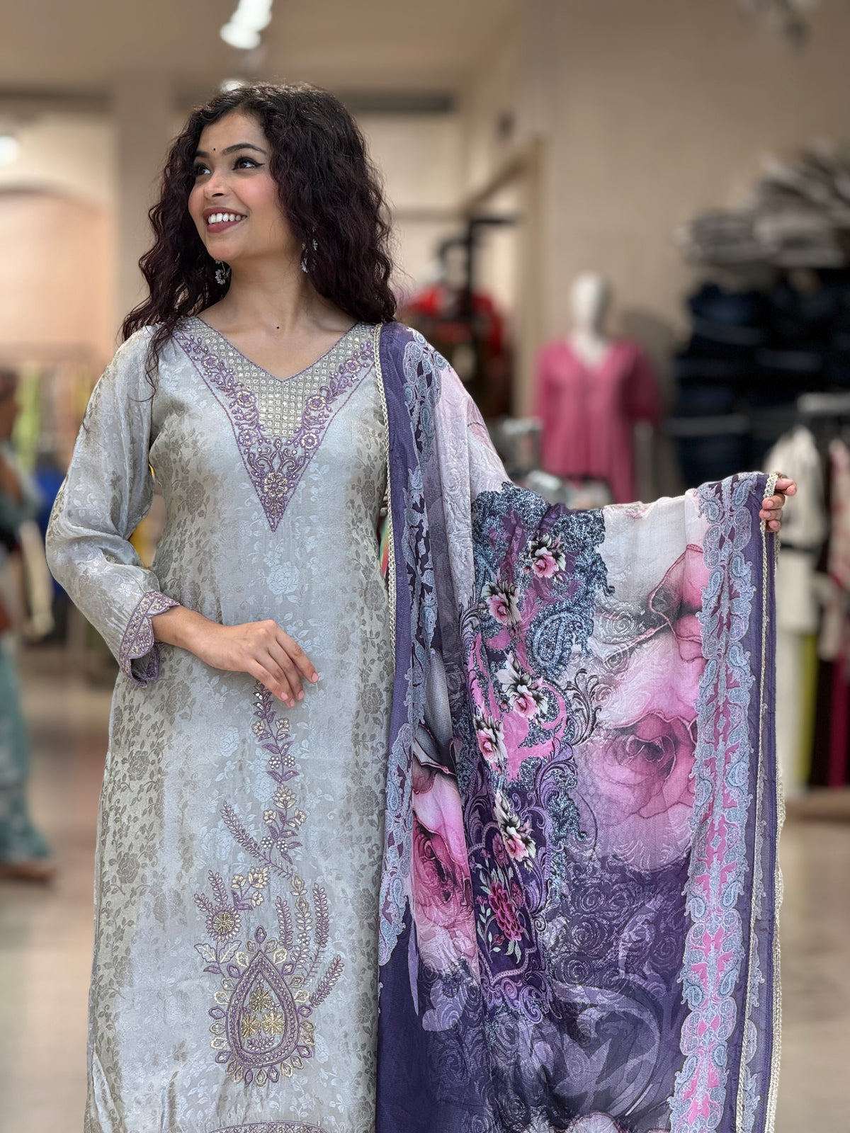 3 piece partywear suit set