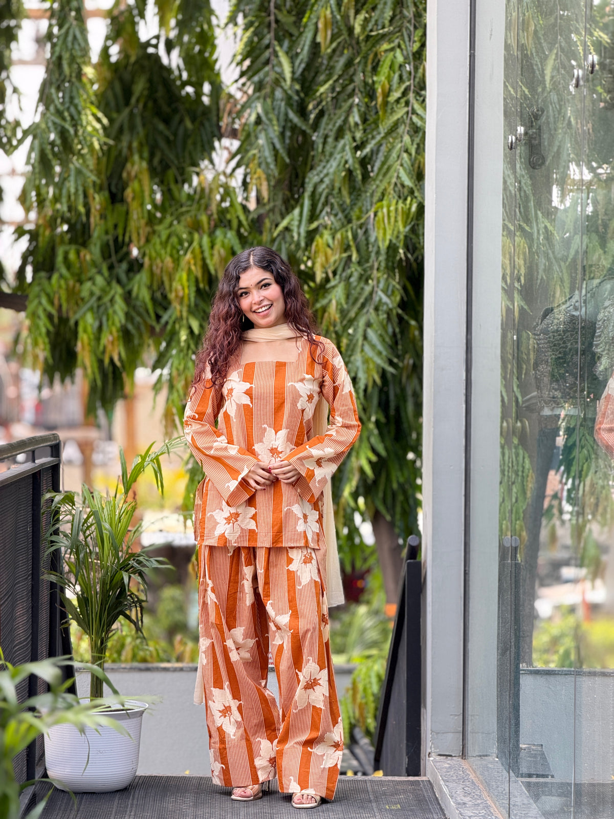 3 piece cotton farsi suit