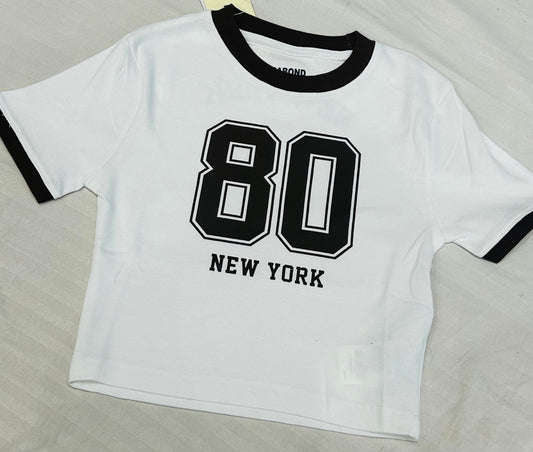 80 NEW YORK baby tee