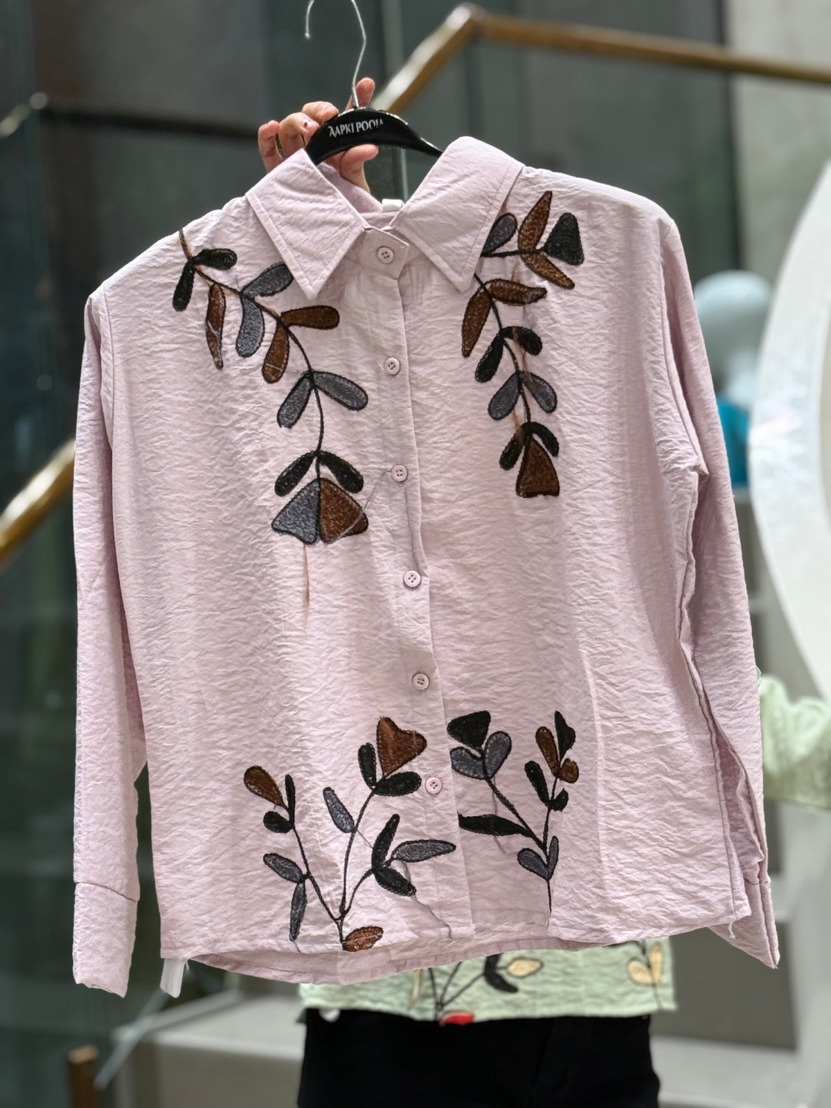 Embroidered shirts