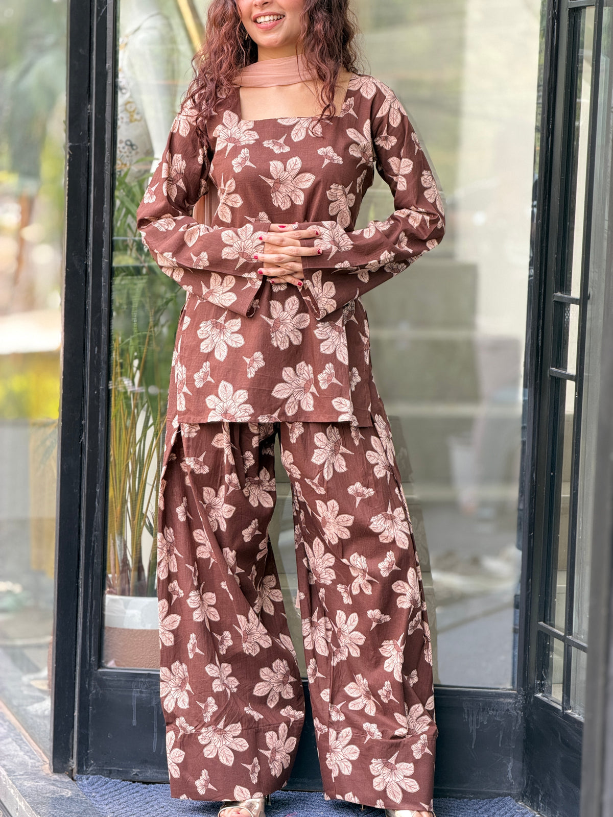 3 piece cotton Farsi suit set