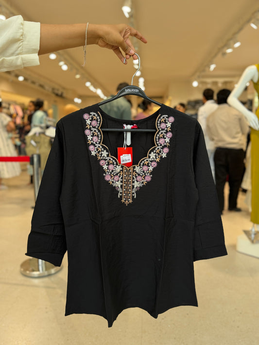 Partywear embroidered top