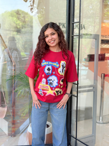 Y2K Aesthetic Cute Puppies Graphic Tee