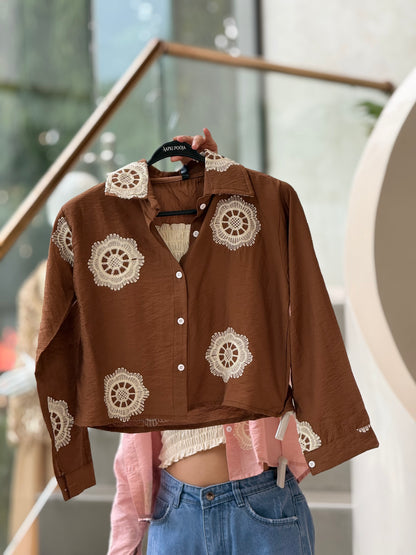 Partywear shirt with inner