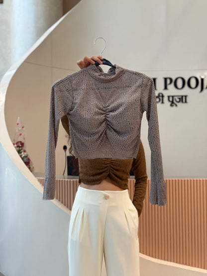 Padded full sleeve Top