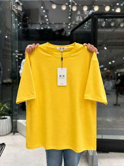 everyday plain oversized tee.