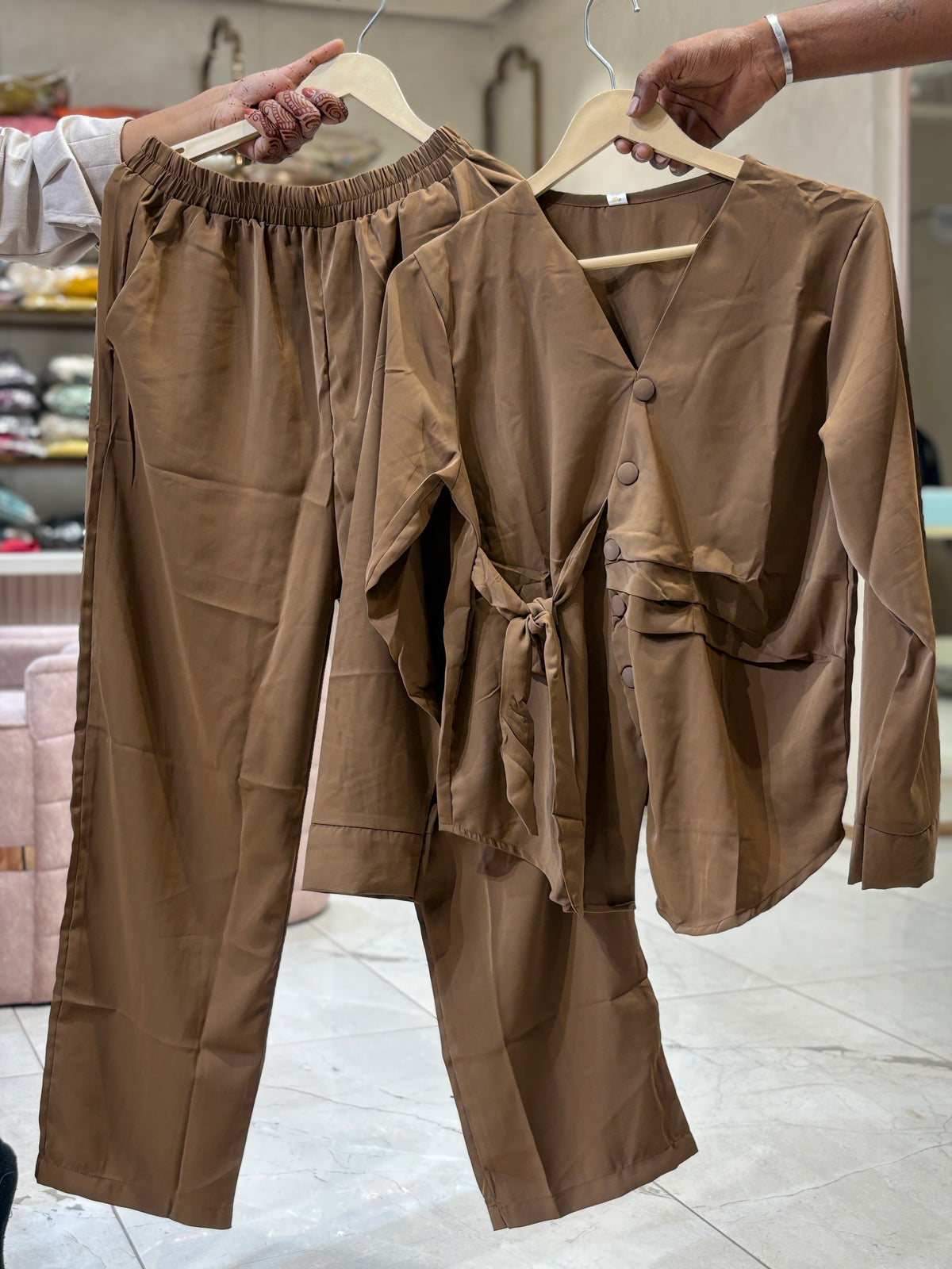 Women’s Premium  Co-ord Set | Stylish Top & Pant Set