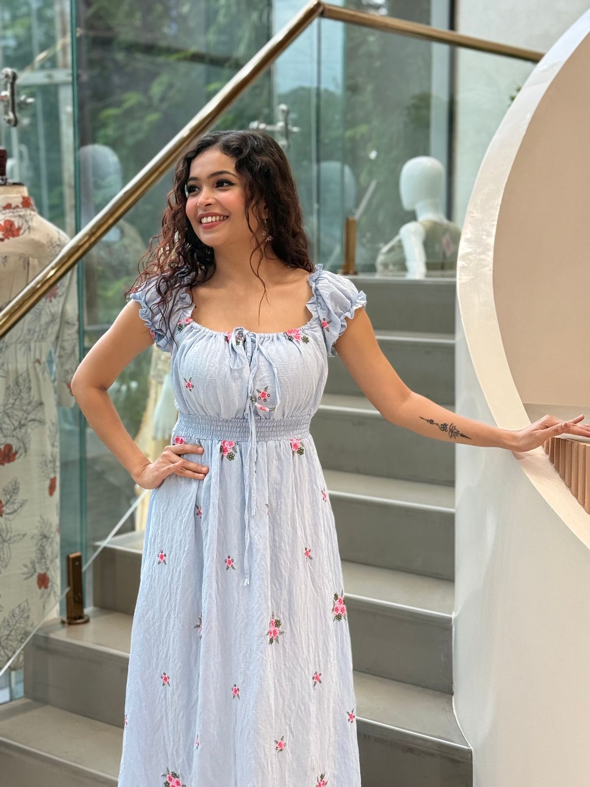 One piece floral dress