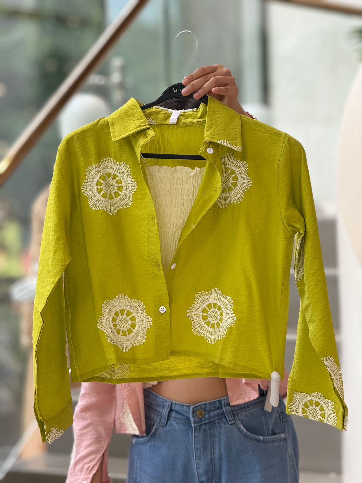 Partywear shirt with inner