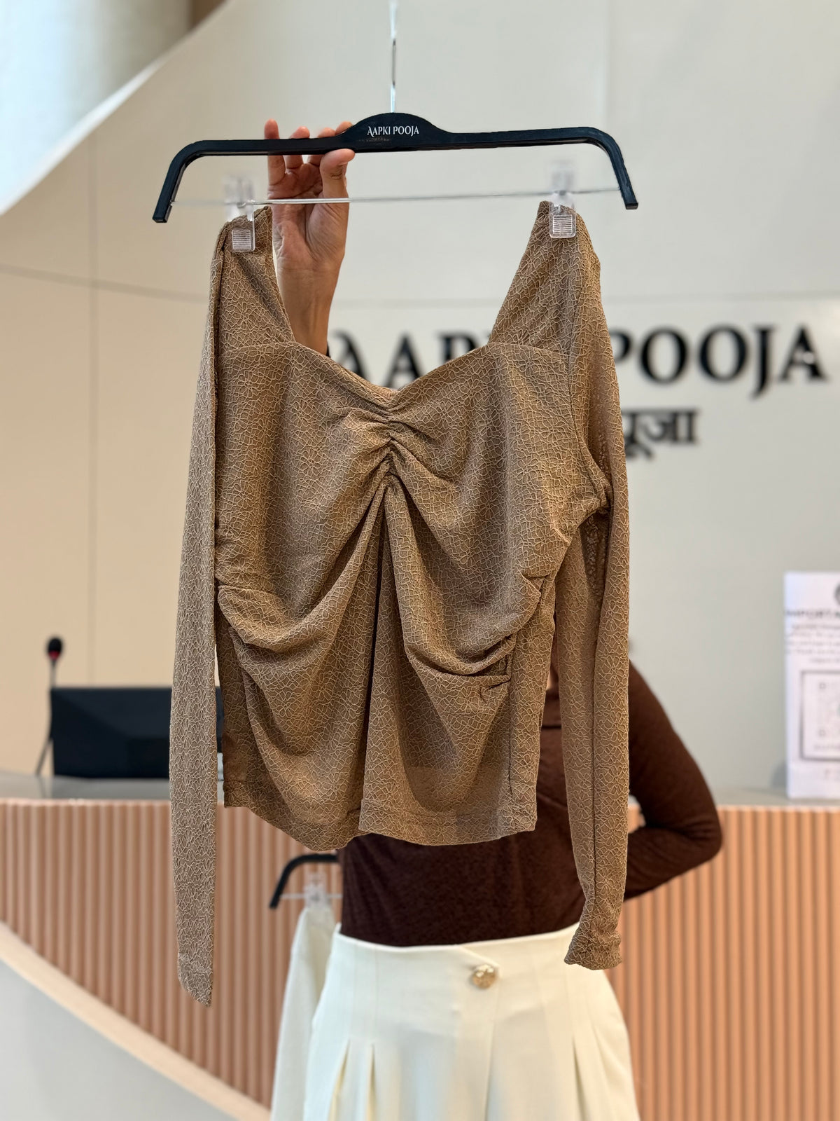 Square nack full sleeves top