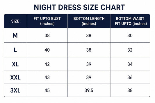 Padded 3-Piece Printed Night Suit