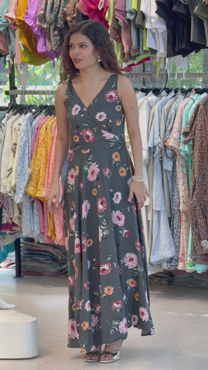 One piece floral print