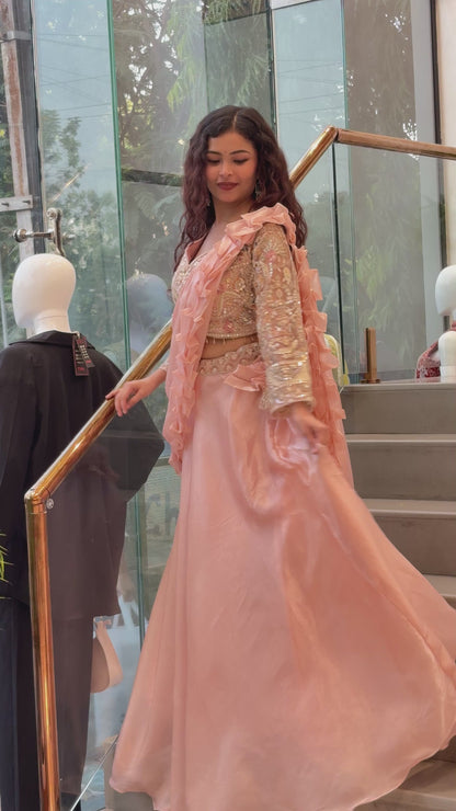 predrape saree