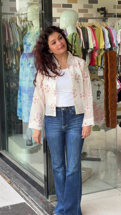 Lightweight Overlay Shirt with inner